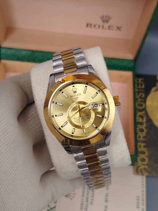 Rolex Sky-Dweller – Champagne Dial Two-Tone Oyster Perpetual Watch